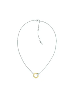 Tweekleurige ring-hangerketting