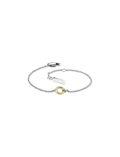 Tweekleurige ring-schakelarmband