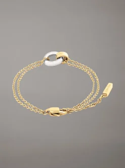 Tweekleurige schakelarmband