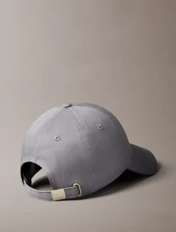 Twill pet met geborduurd monogramlogo