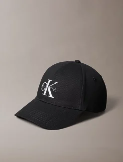 Twill pet met geborduurd monogramlogo