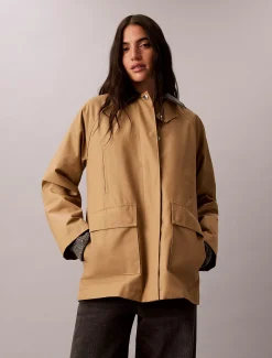 Utility jack van katoen-twill mix