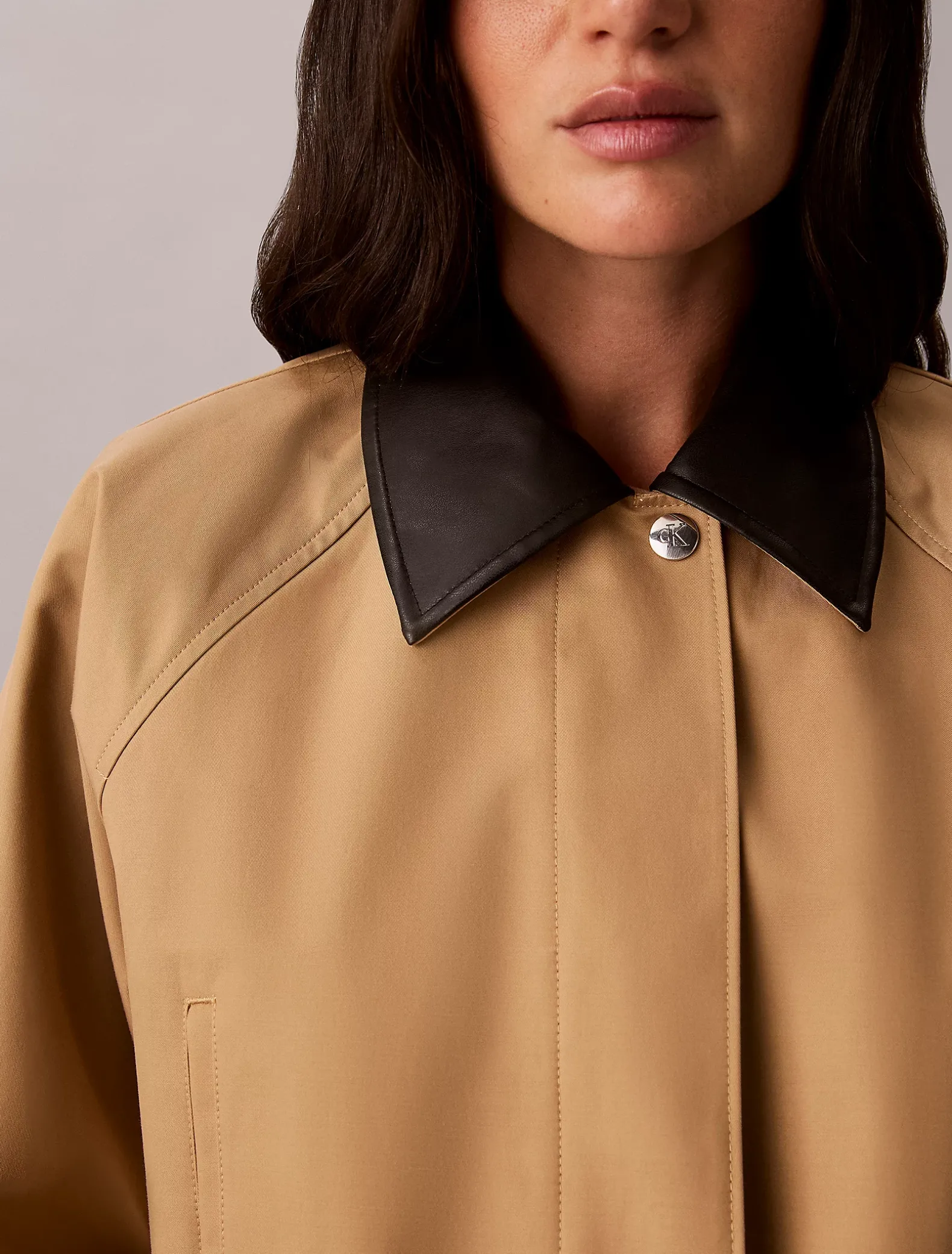 Utility jack van katoen-twill mix