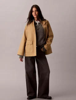 Utility jack van katoen-twill mix