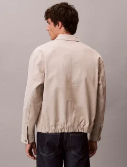Utility relaxed jas van katoenstretch