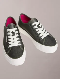 Valentina - Ripstop sneakers met plateau
