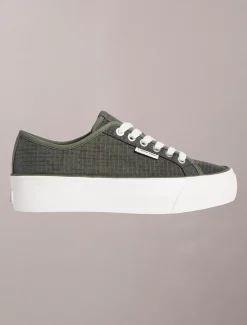 Valentina - Ripstop sneakers met plateau