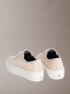 Valentina - Ripstop sneakers met plateau