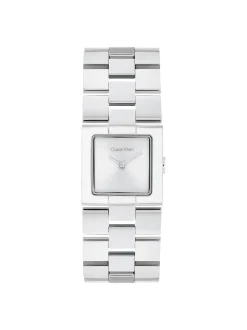 Vierkant roestvrijstalen armbandhorloge