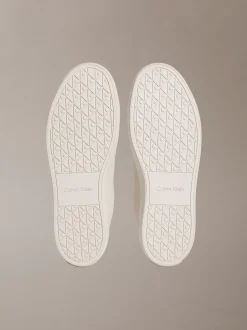 Violette - Zachte leren sneakers met logo