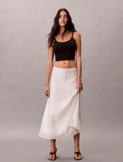 Voile A-lijn midirok