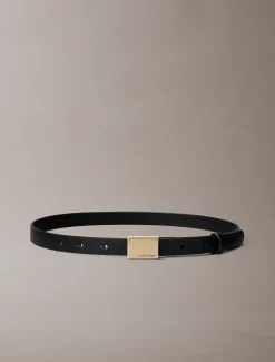 Volnerf leren riem met gesp