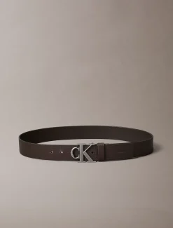 Volnerf leren riem met gesp en logo