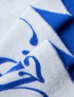 Warme, zachte sjaal van wol met logo