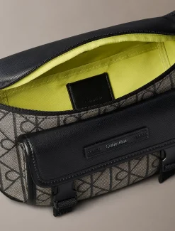Waterafstotende heuptas van jacquard met logo