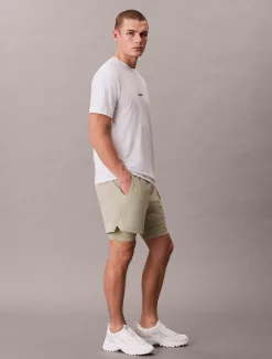 Waterafstotende 2-in-1 sportshorts