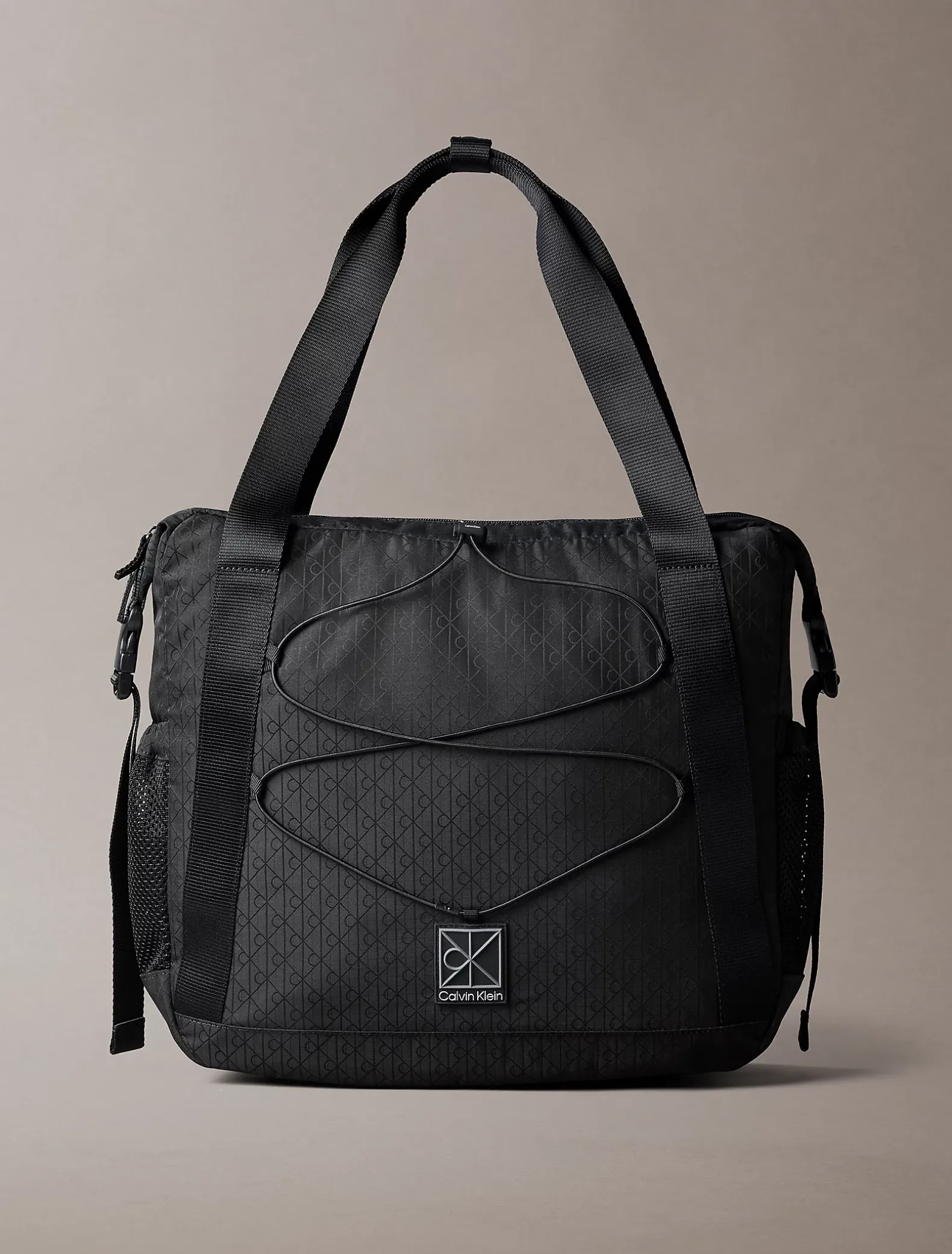 Waterafstotende jacquard tote bag