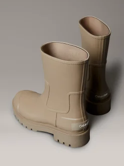 Waterdichte regenlaarzen met flexibele grove zool
