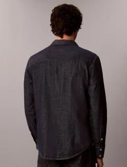 Western denim overhemd