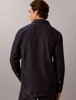 Western denim overhemd