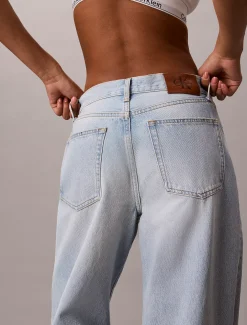 Wide Leg Distressed Jeans