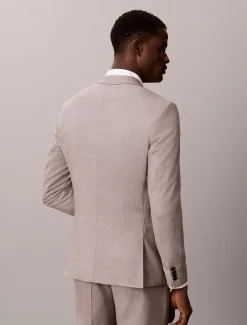 Wollen slim blazer
