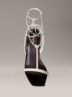 Zachte leren slingback pumps