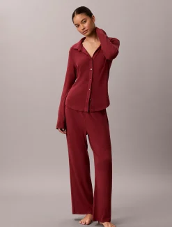 Zachte pyjamaset van geborsteld jersey