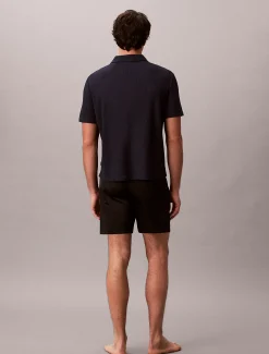 Zacht gebreid strandpoloshirt