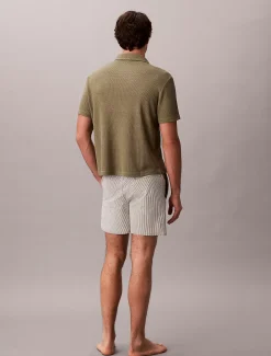 Zacht gebreid strandpoloshirt
