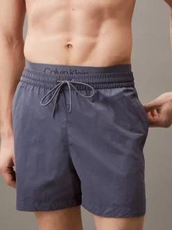 Zwemshort met dubbele tailleband - CK Soft Nylon