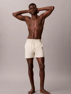 Zwemshorts met dubbele tailleband met logo