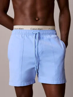 Zwemshorts met dubbele tailleband met logo