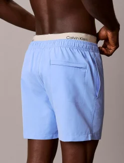 Zwemshorts met dubbele tailleband met logo