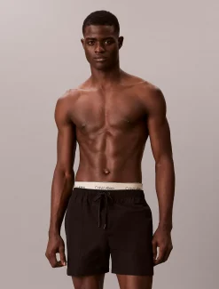 Zwemshorts met dubbele tailleband met logo